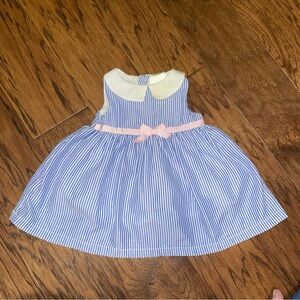 Nursery Rhyme Seersucker Baby dress